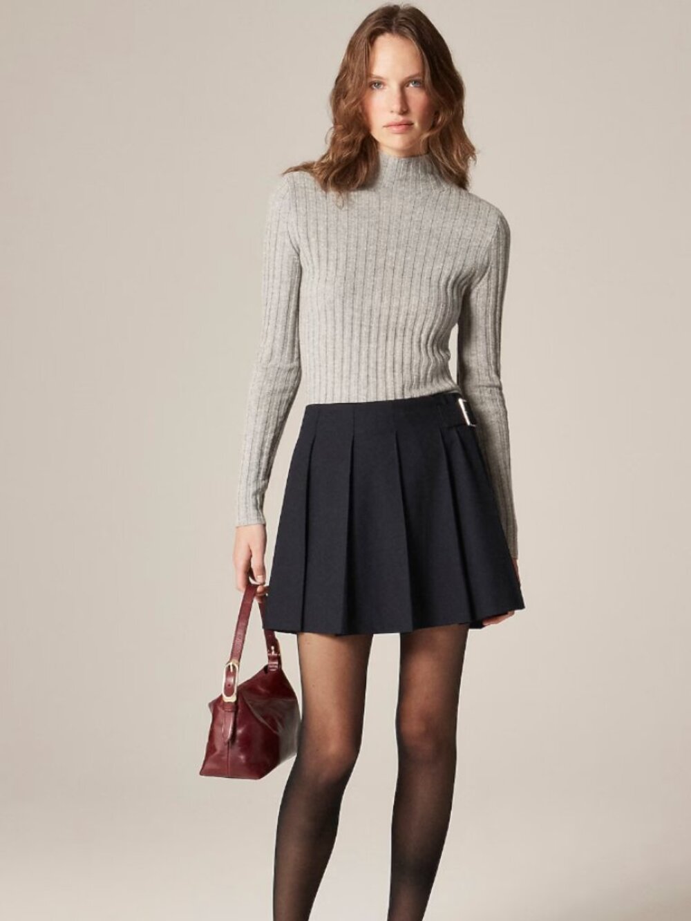 J Crew Mini Pleated Skirt